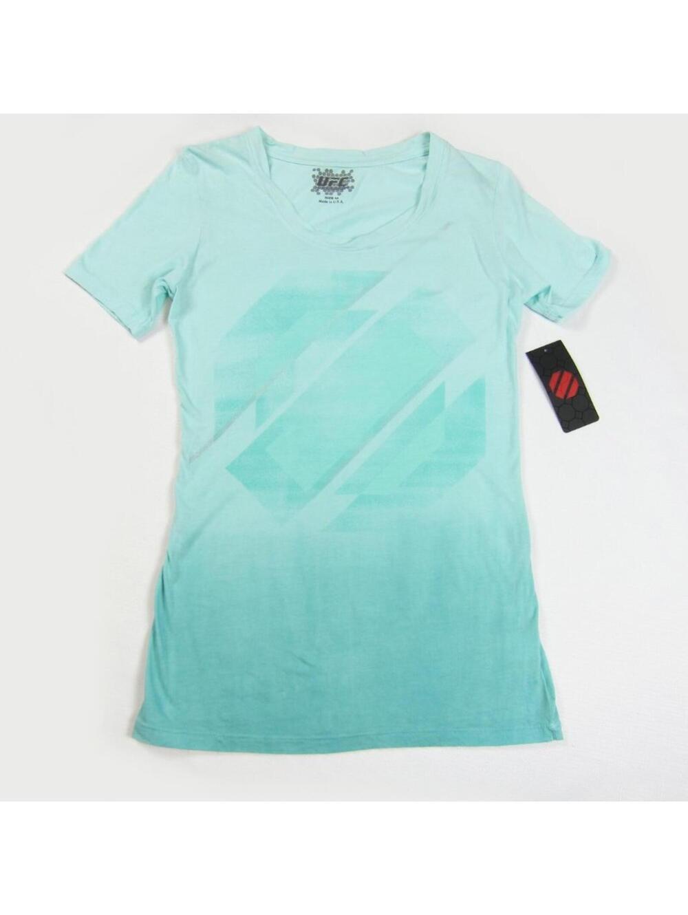 Medium Ombre Tie Dye Graphic Tee Twist Neck NEW